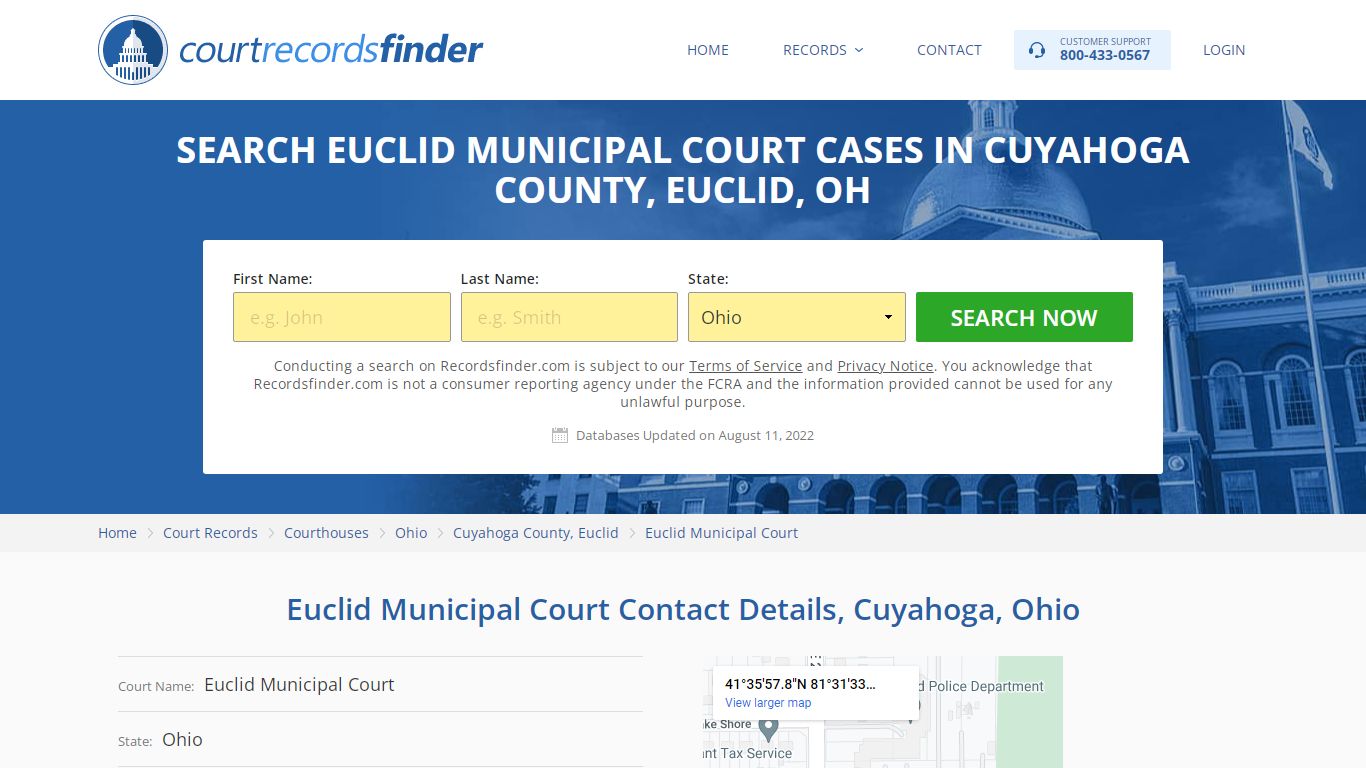 Euclid Municipal Court Case Search - Cuyahoga County, OH ...